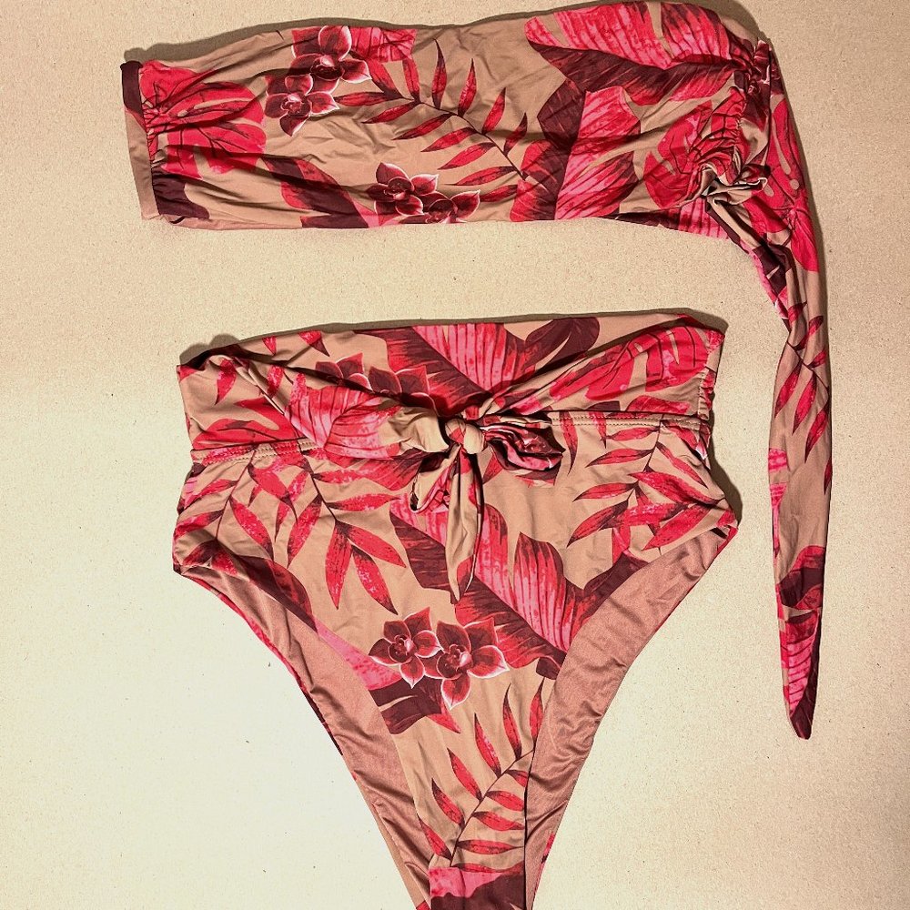 Bandeau & high waist Set